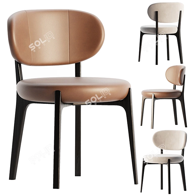 Sleek RICHMOND Chair Design, 2017 3D model image 1