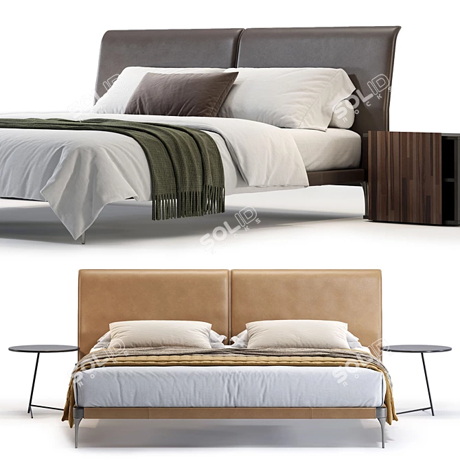 Elegant Ditre Italia ADA Bed 3D model image 4
