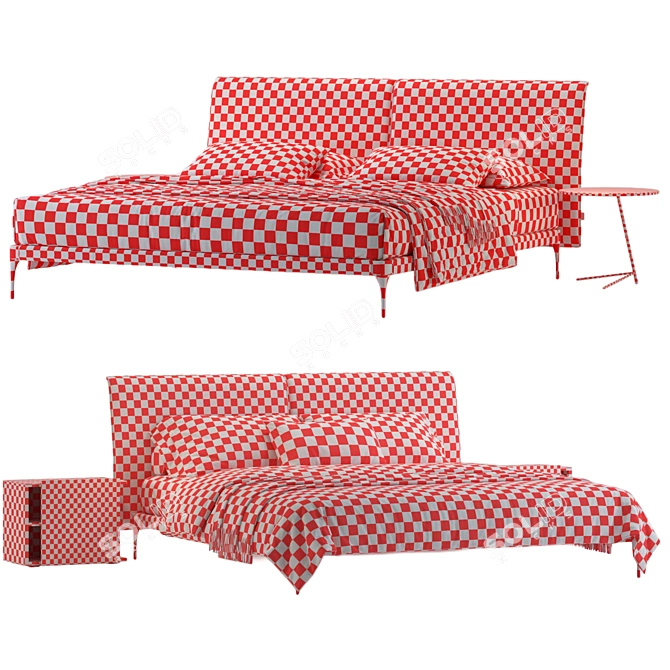 Elegant Ditre Italia ADA Bed 3D model image 5