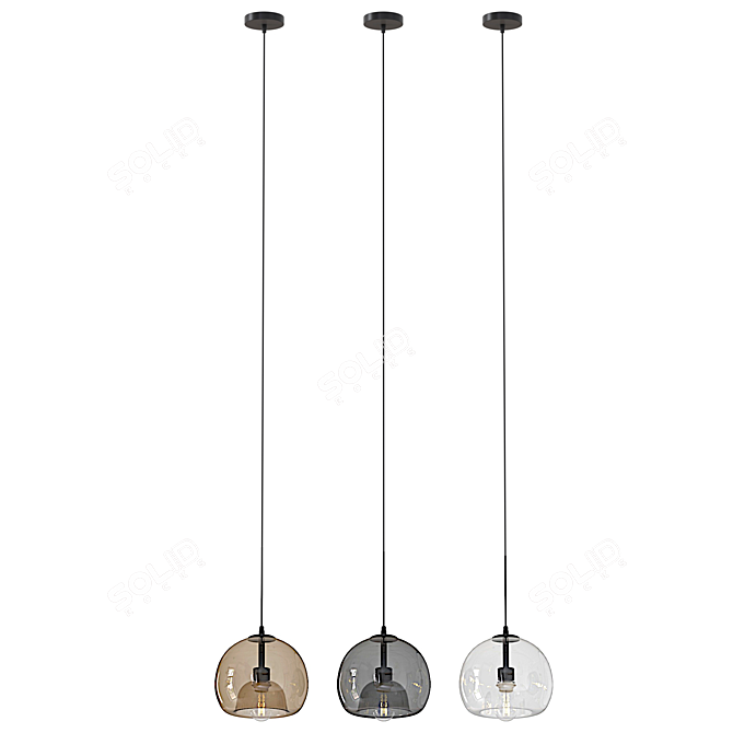 Dynamic Pendant Light "Focus 3D model image 2