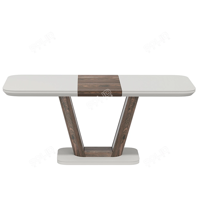 Ester Folding Table - Versatile and Elegant 3D model image 3