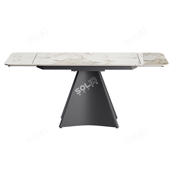 Granada Folding Table with Ceramic Top 3D model image 3