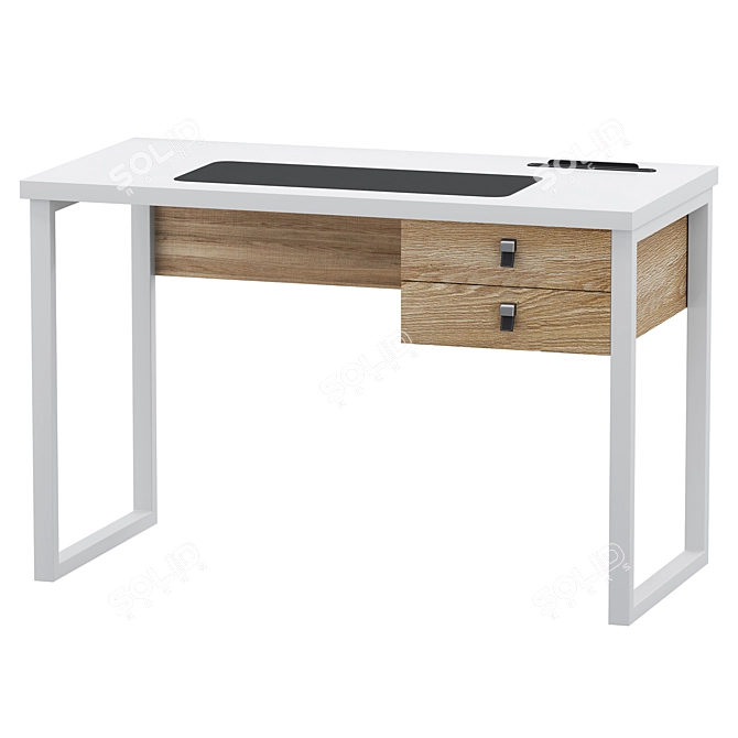  Jacklyn Writing Desk - Modern Workspace 3D model image 3