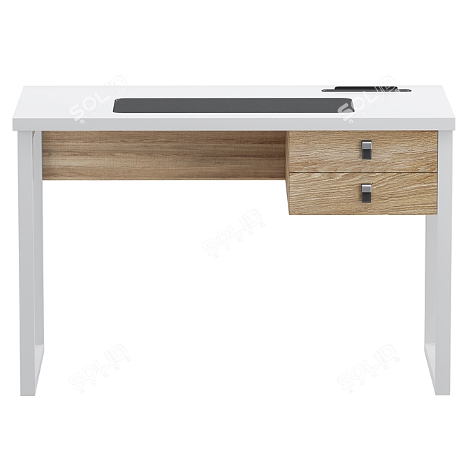  Jacklyn Writing Desk - Modern Workspace 3D model image 4