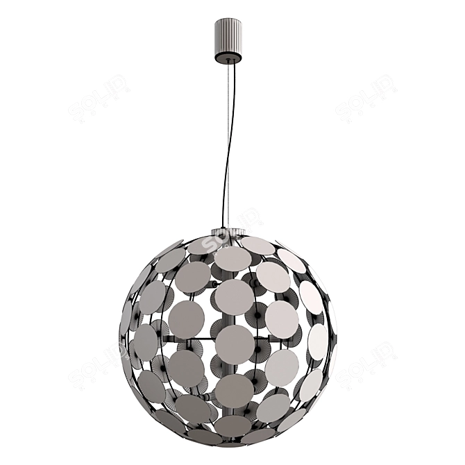 Patrizia Volpato Quadri Pendant Light 3D model image 3