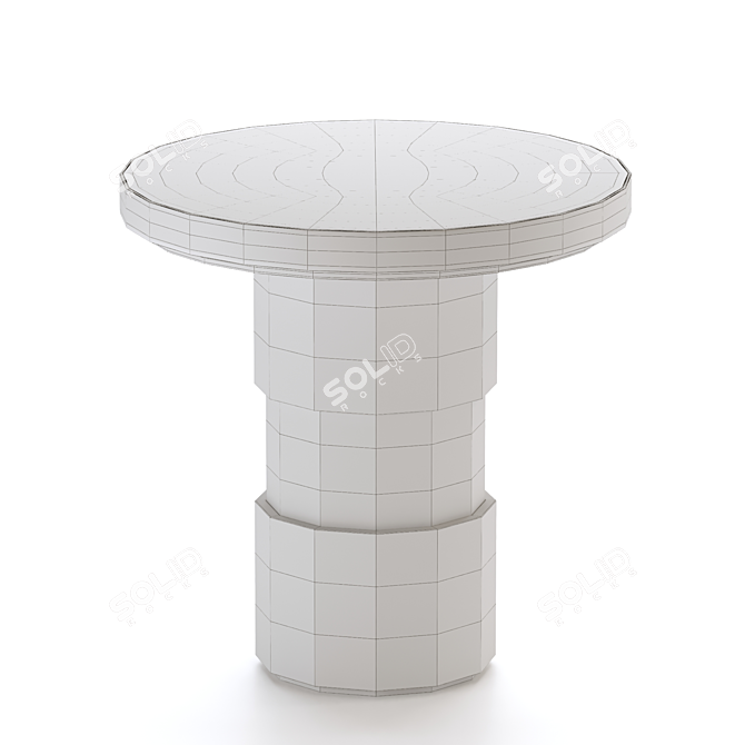 Elegant Eros Side Table Design 3D model image 2