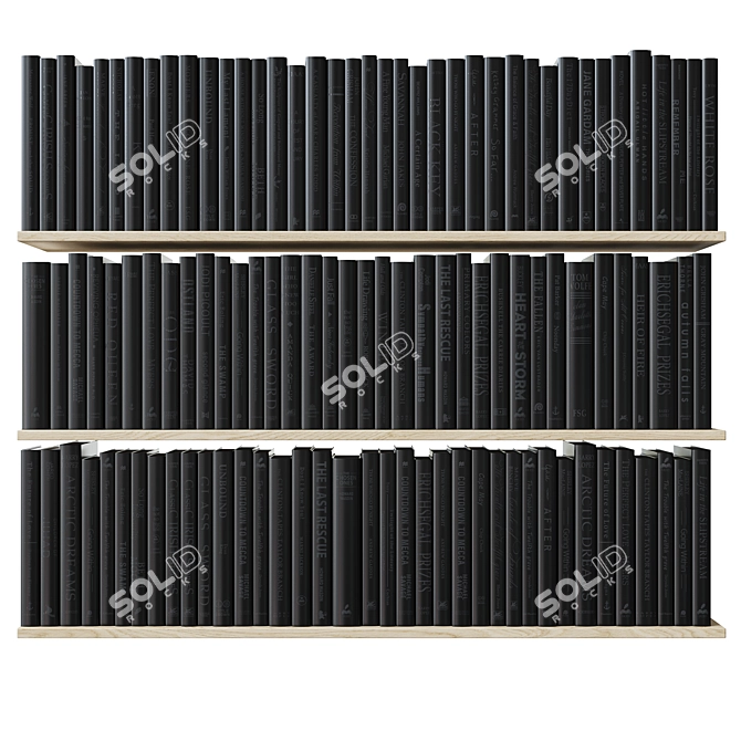 Book Bundle Set 3D Models 3D model image 2