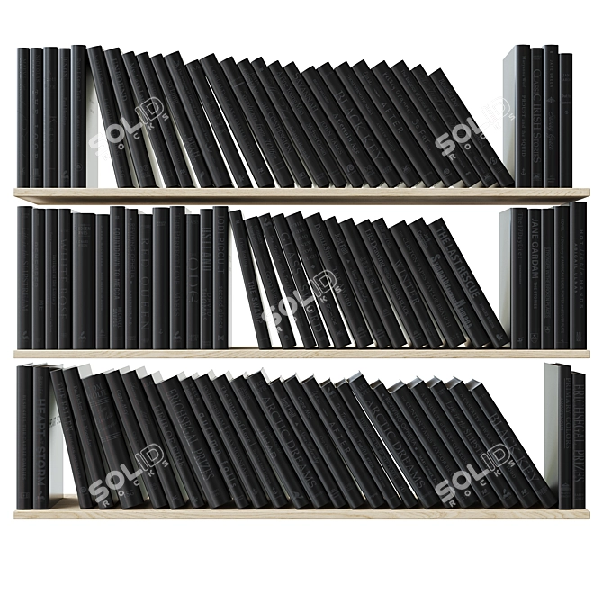 Book Bundle Set 3D Models 3D model image 3