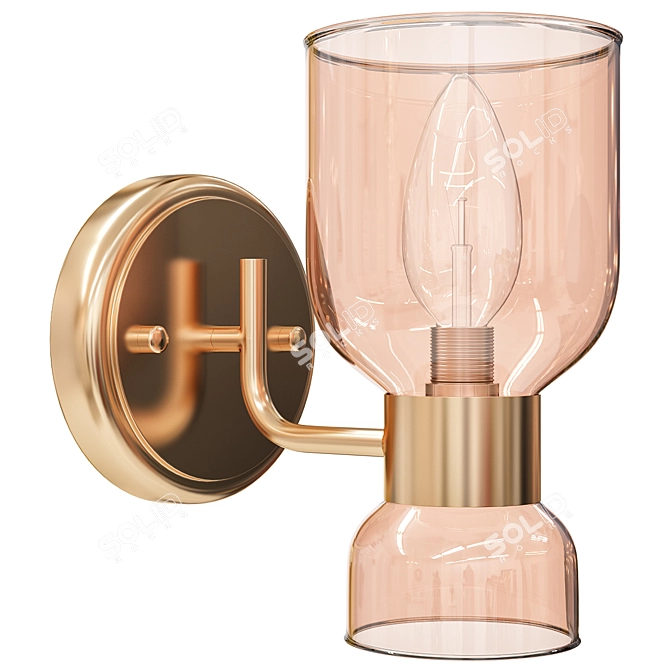 Freya Isla Wall Sconce Light 3D model image 1