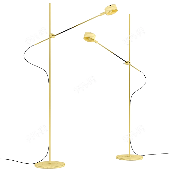 Modern Oluce GO 352 Lamp 3D model image 4