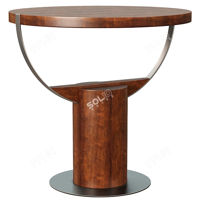 Elegant Loop Coffee Table 3D model image 1