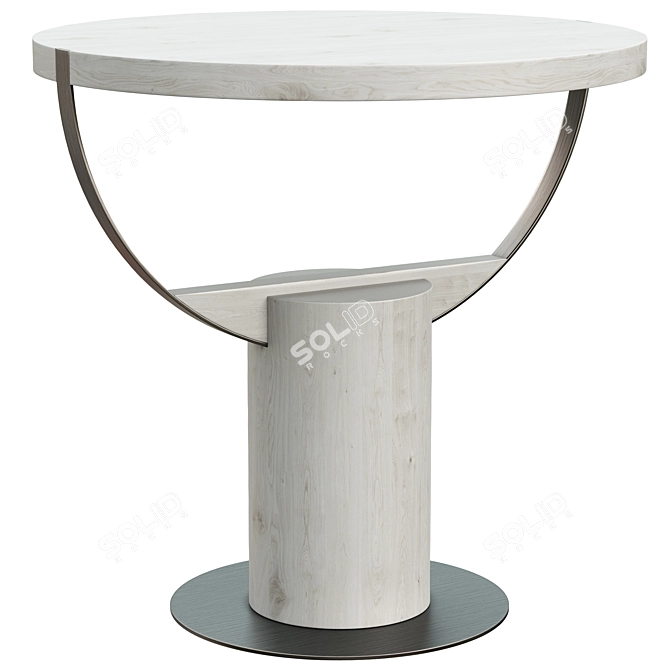 Elegant Loop Coffee Table 3D model image 2