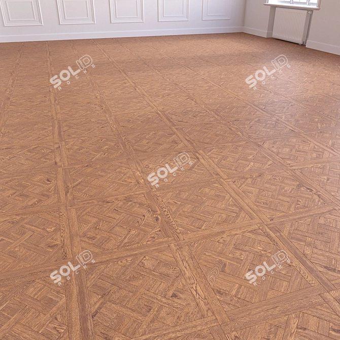 High-Quality 3D Wood Floor Model 3D model image 5