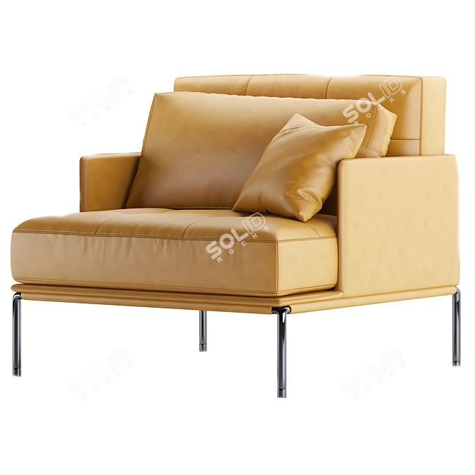 Refined Fame Armchair by Wittmann 3D model image 6