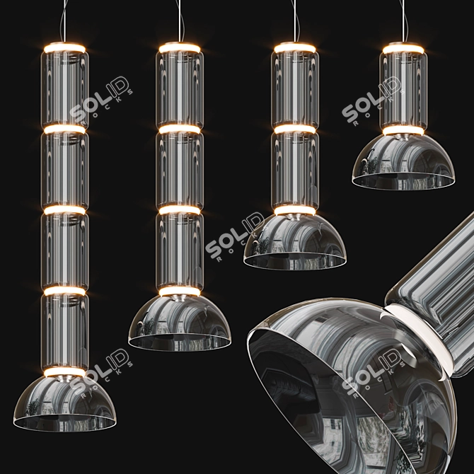  Flos Noctambule Suspension Collection 3D model image 4