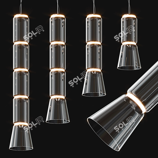  Flos Noctambule Suspension Collection 3D model image 5