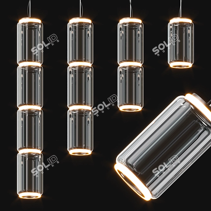  Flos Noctambule Suspension Collection 3D model image 6