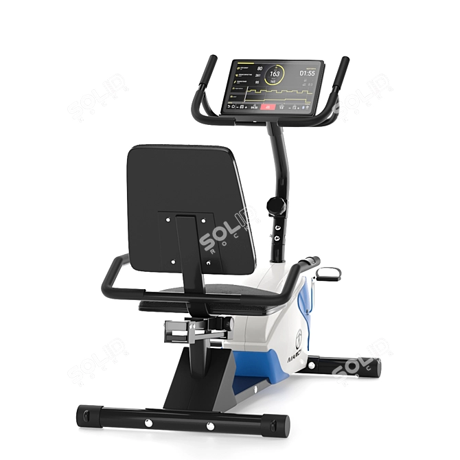 Marcy Magnetic Recumbent Exercise Bike 3D model image 2