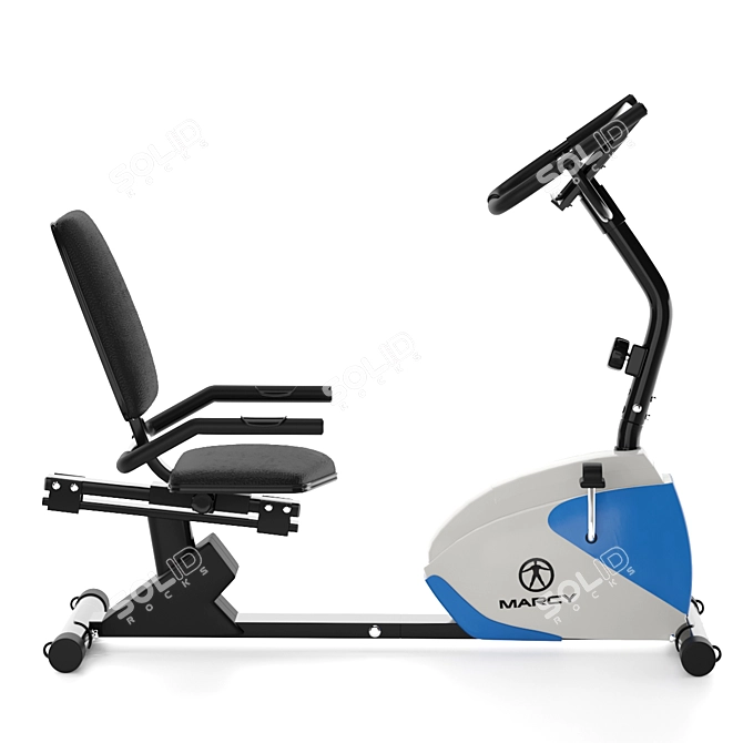 Marcy Magnetic Recumbent Exercise Bike 3D model image 3