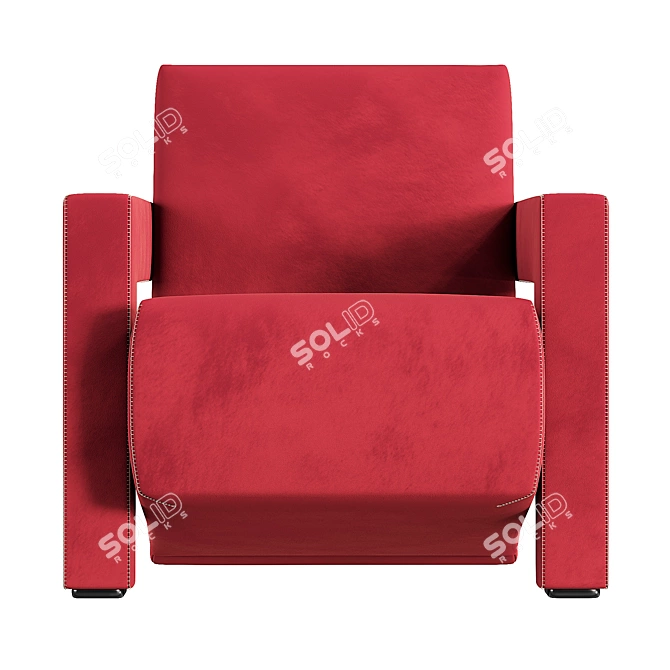 Modern Utrecht Armchair by Cassina 3D model image 2