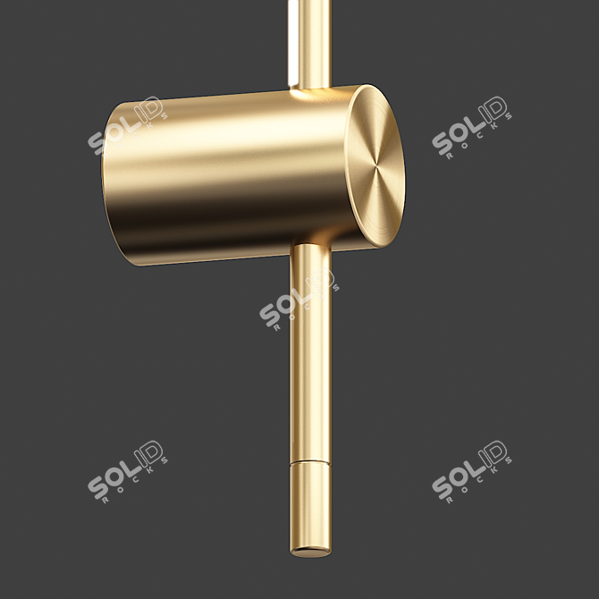 Cylindrical LED Wall Lights 3D model image 4