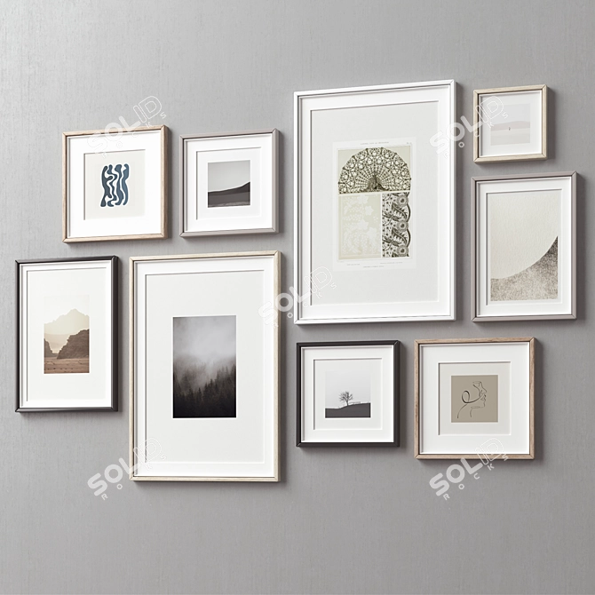 Multi-Frame Picture Set - Textures 3D model image 3