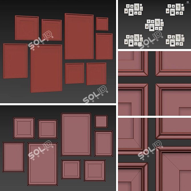 Multi-Frame Picture Set - Textures 3D model image 5