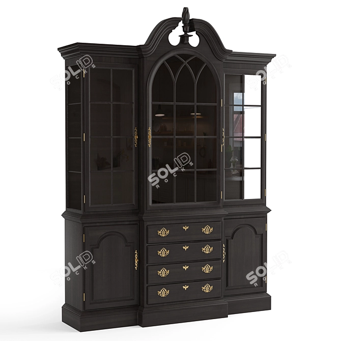 Timeless Cabinet Duo Pack 3D model image 1