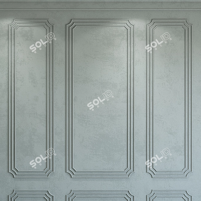 Texture Plaster with Molding 263 3D model image 3