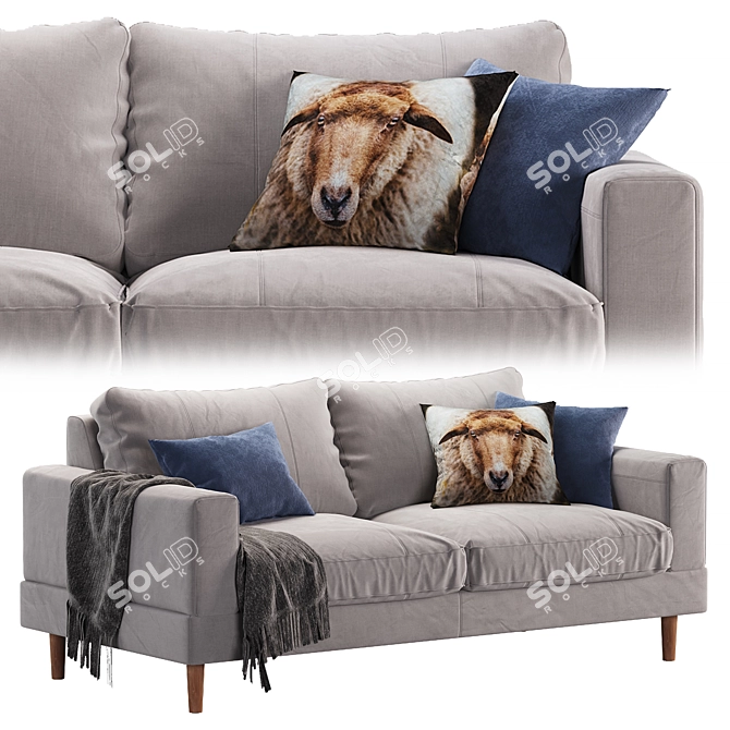  Capri Sofa 3D Model by Pohjanmaan 3D model image 2