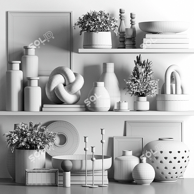 High-Quality Decorative 3D Model 3D model image 4