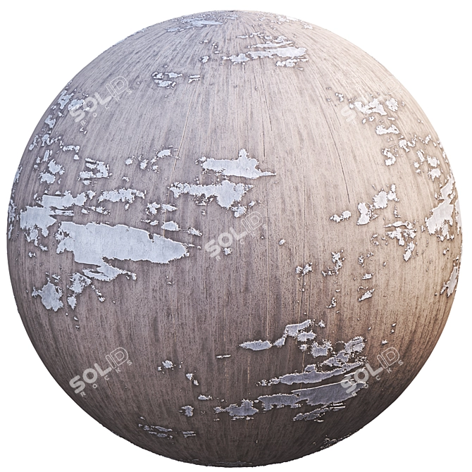 Rustic Wood Texture Collection Set 3D model image 3