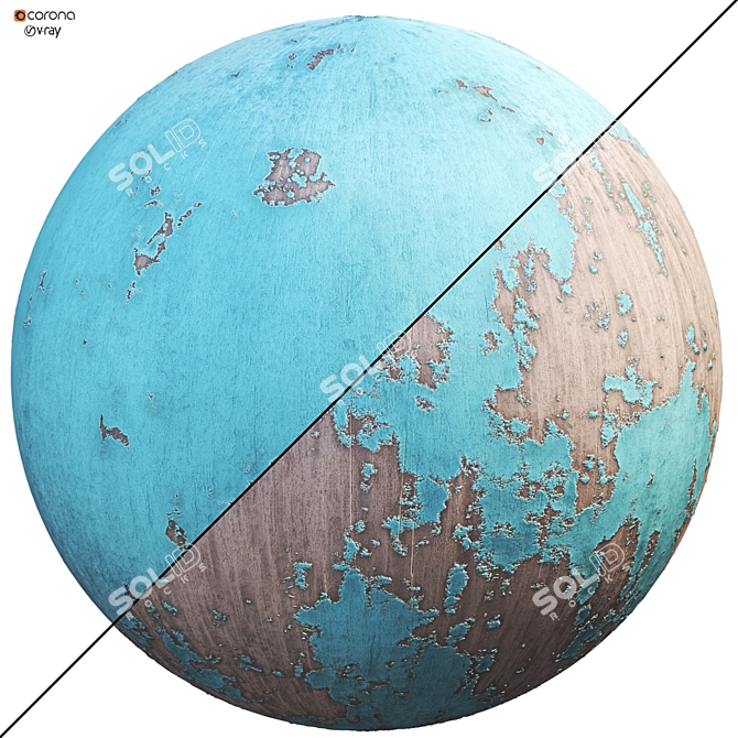 Vintage Wood Material Collection Set 3D model image 1