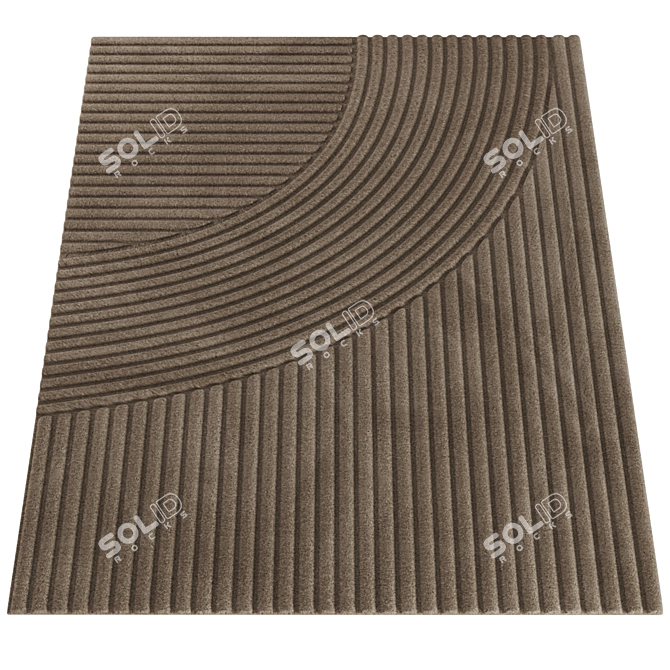 ODC Zen Two Voluminous Area Rug 3D model image 3