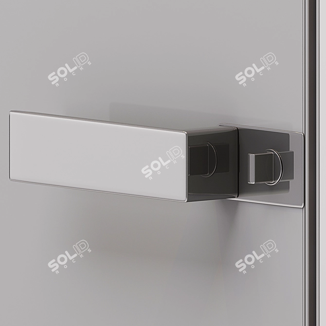 Modern Italian Designed Interior Doors 3D model image 3