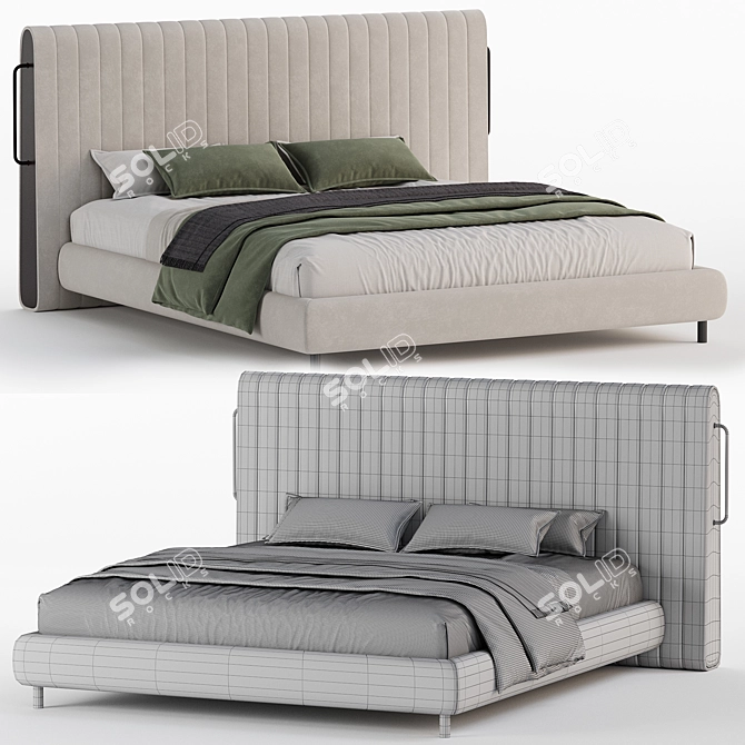 River Dream Bed Collection 3D model image 2