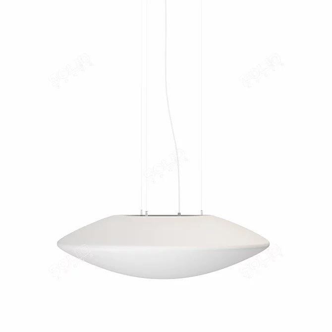 Oval 75cm m3light Fixture 3D model image 1