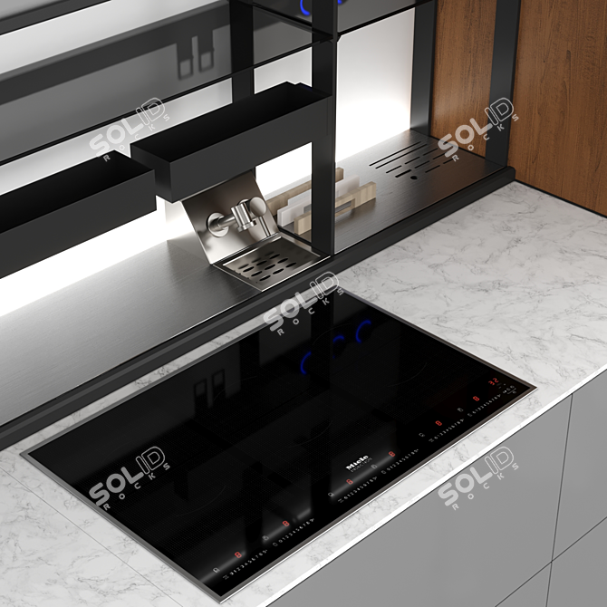 Innovative Italian Kitchen Design 3D model image 5