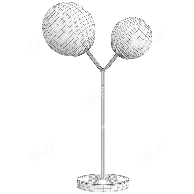 Sleek Table Lamp by House Doctor 3D model image 2