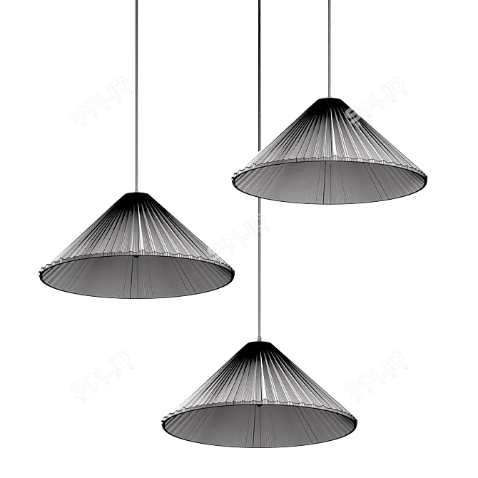  Milosh Tendence Pendant Light 3D model image 2