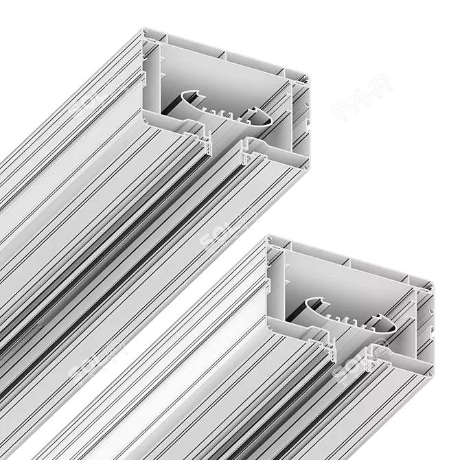 Vent-Slot Ceiling Integration Solution 3D model image 2