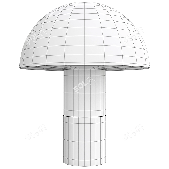 Sleek Modern Lamp Design 3D model image 2