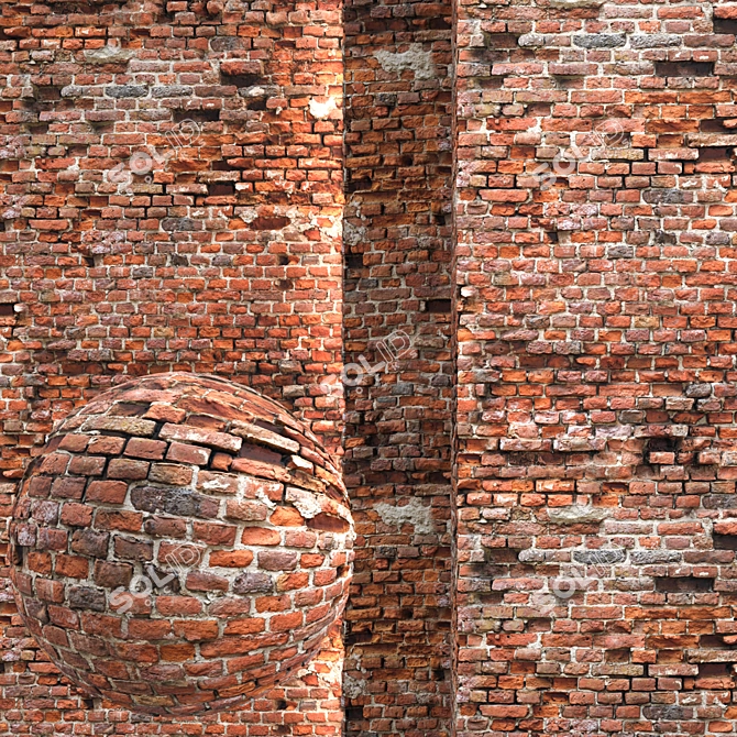  Seamless Brick Texture Pack 3D model image 1