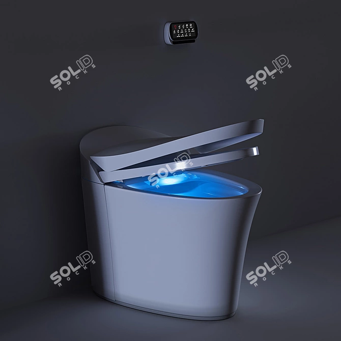 Kohler Veil Smart Toilet System 3D model image 19