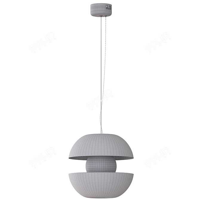 Sleek Rebel Pendant Lamp 3D model image 2