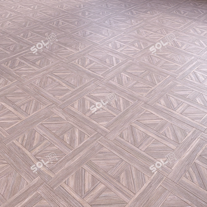 High-Quality 3D Wooden Floor Model 3D model image 2