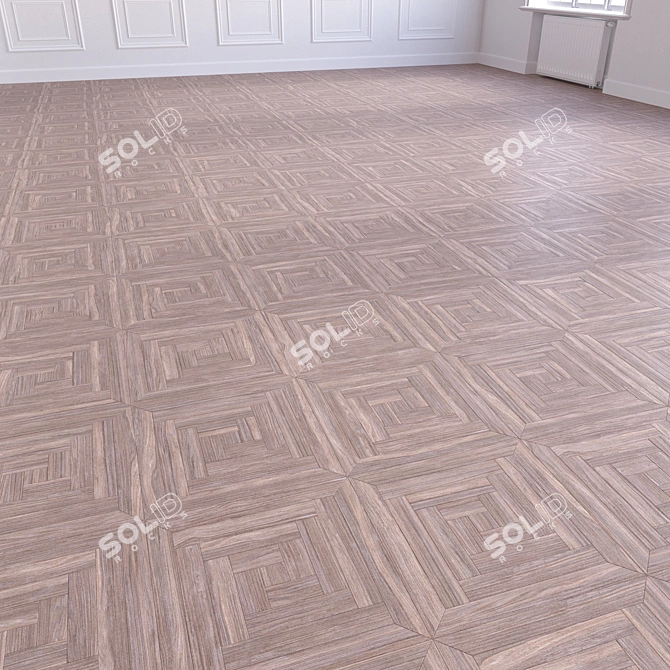 High-Quality 3D Wooden Floor Model 3D model image 4