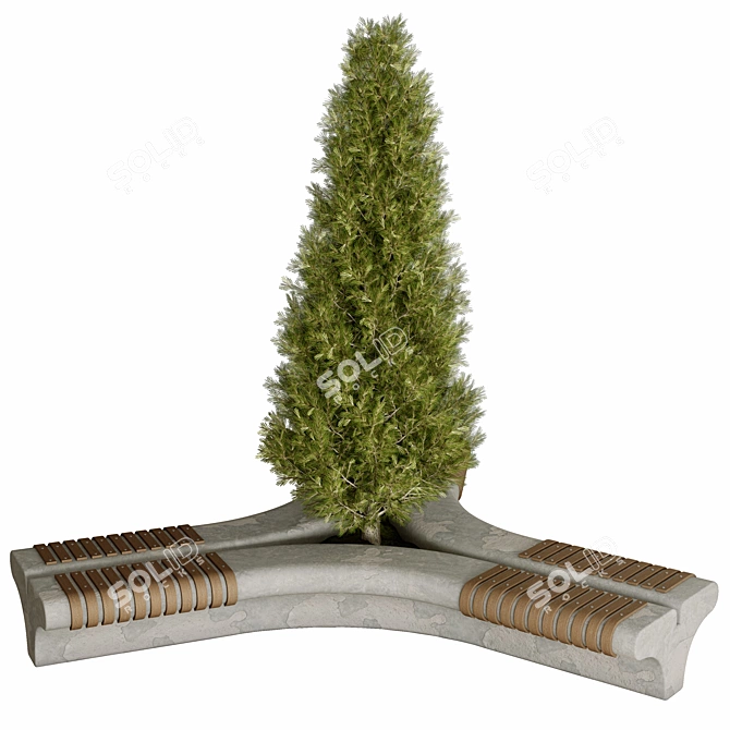 Urban Style Furniture Set Model 3D model image 2