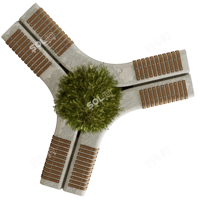 Urban Style Furniture Set Model 3D model image 4