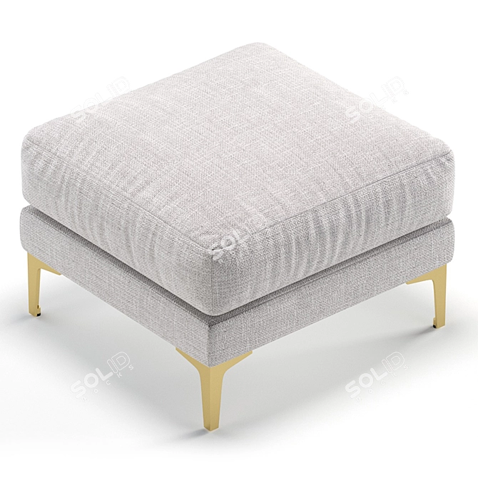 Kooko Home Poeme Pouffe: 3-Color Version 3D model image 4